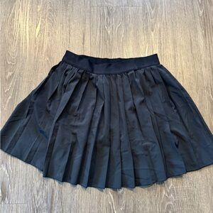 Gilly Hicks Black Pleated Skater Skirt
